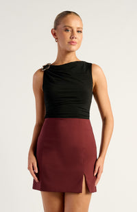 Emari Jersey Top - Black