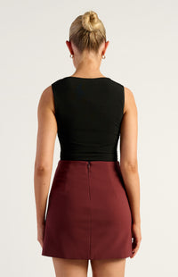 Emari Jersey Top - Black