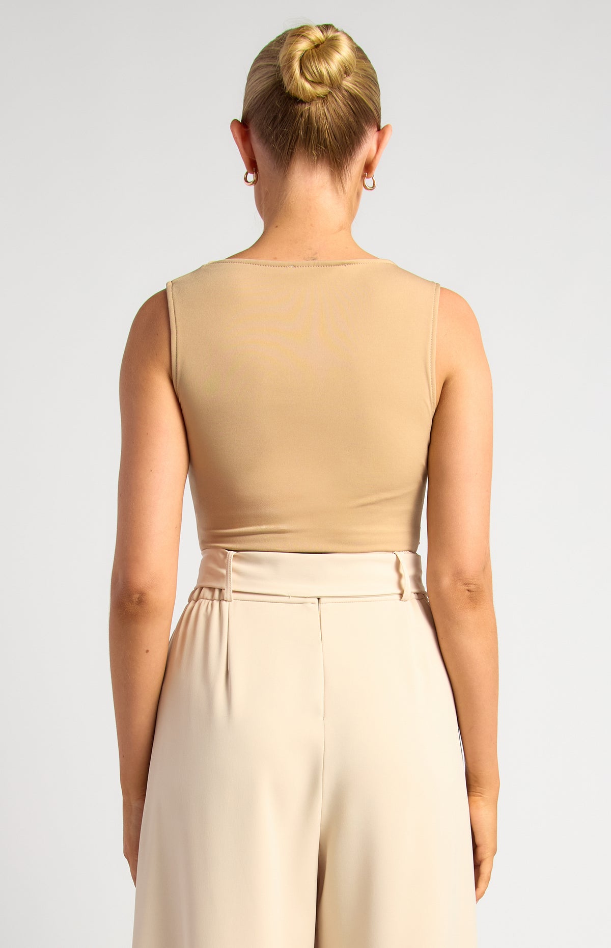 Emari Jersey Top - Latte