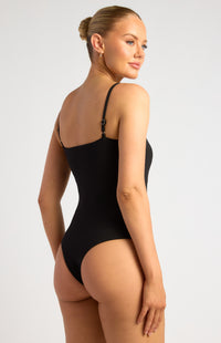 Carmen Singlet Bodysuit - Black