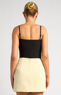 Carmen Singlet Bodysuit - Black