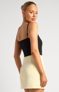 Carmen Singlet Bodysuit - Black