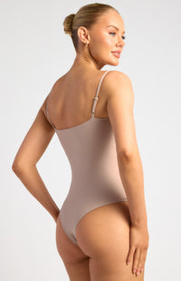 Carmen Singlet Bodysuit - Stone