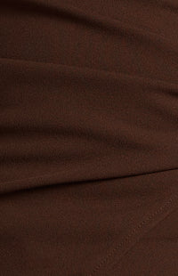 Daria Short Sleeve Top - Espresso