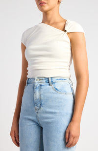 Saachi Top - White