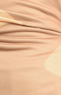 Como Short Sleeve Floral Top - Mocha