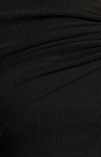 Thelma Off-Shoulder Top - Black