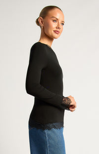 Ravio Off-Shoulder Top - Black