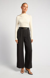 Margot Long Sleeve Top - Bone