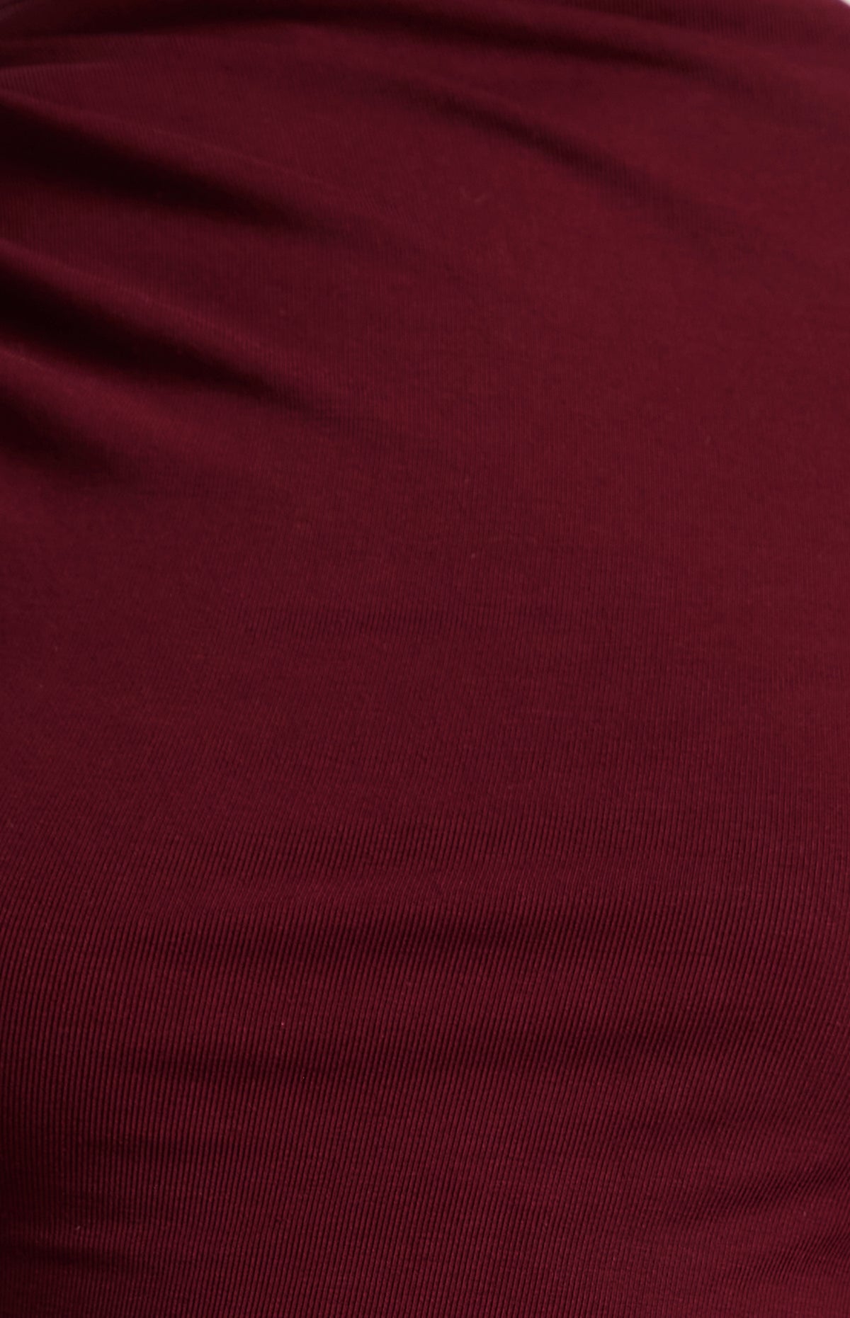 Margot Long Sleeve Top - Merlot