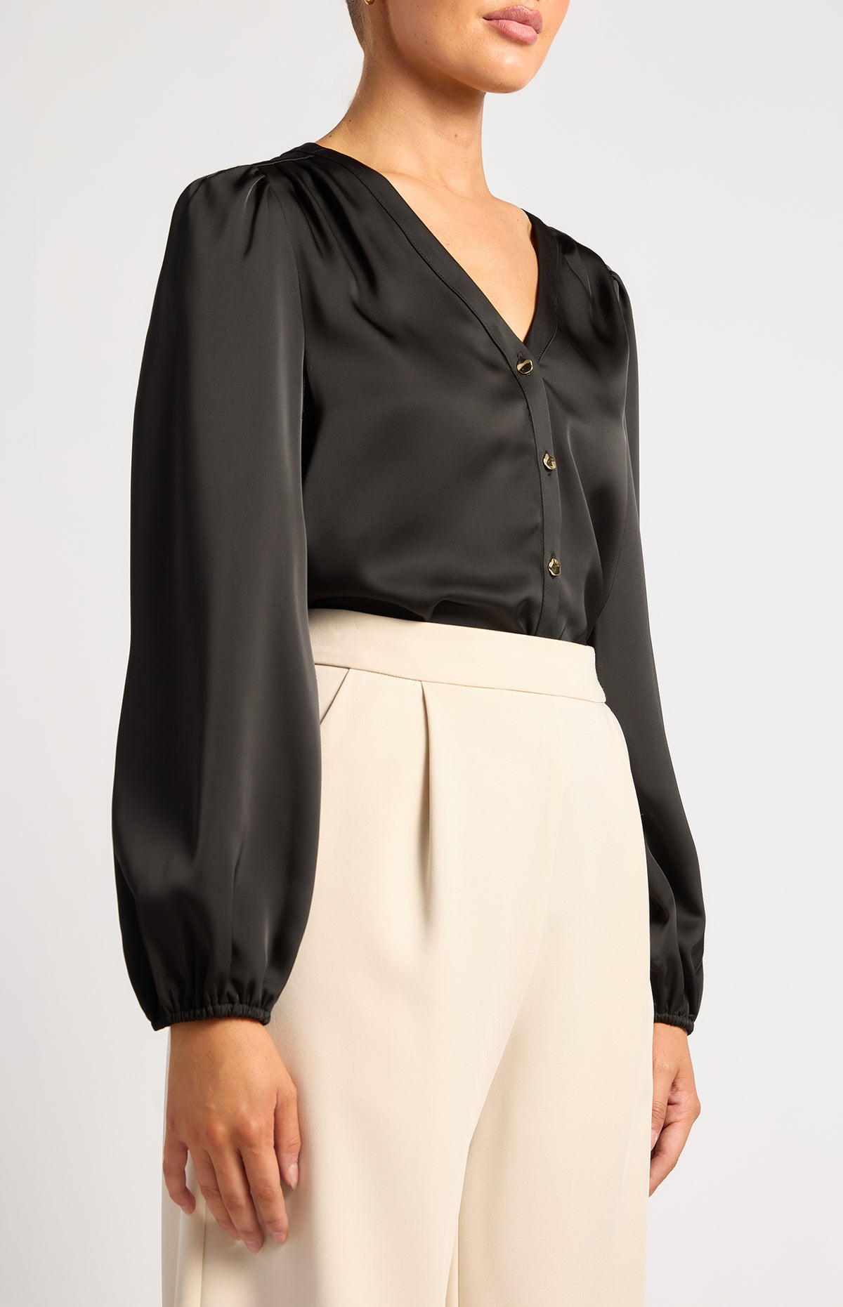 Ambrose Long Sleeve Shirt - Black