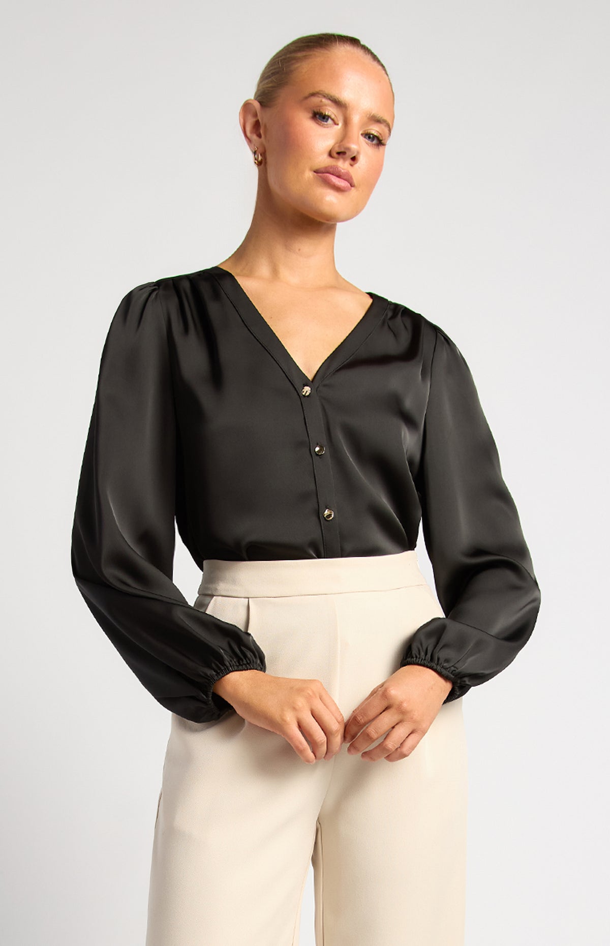 Ambrose Long Sleeve Shirt - Black
