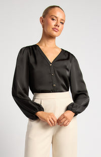 Ambrose Long Sleeve Shirt - Black