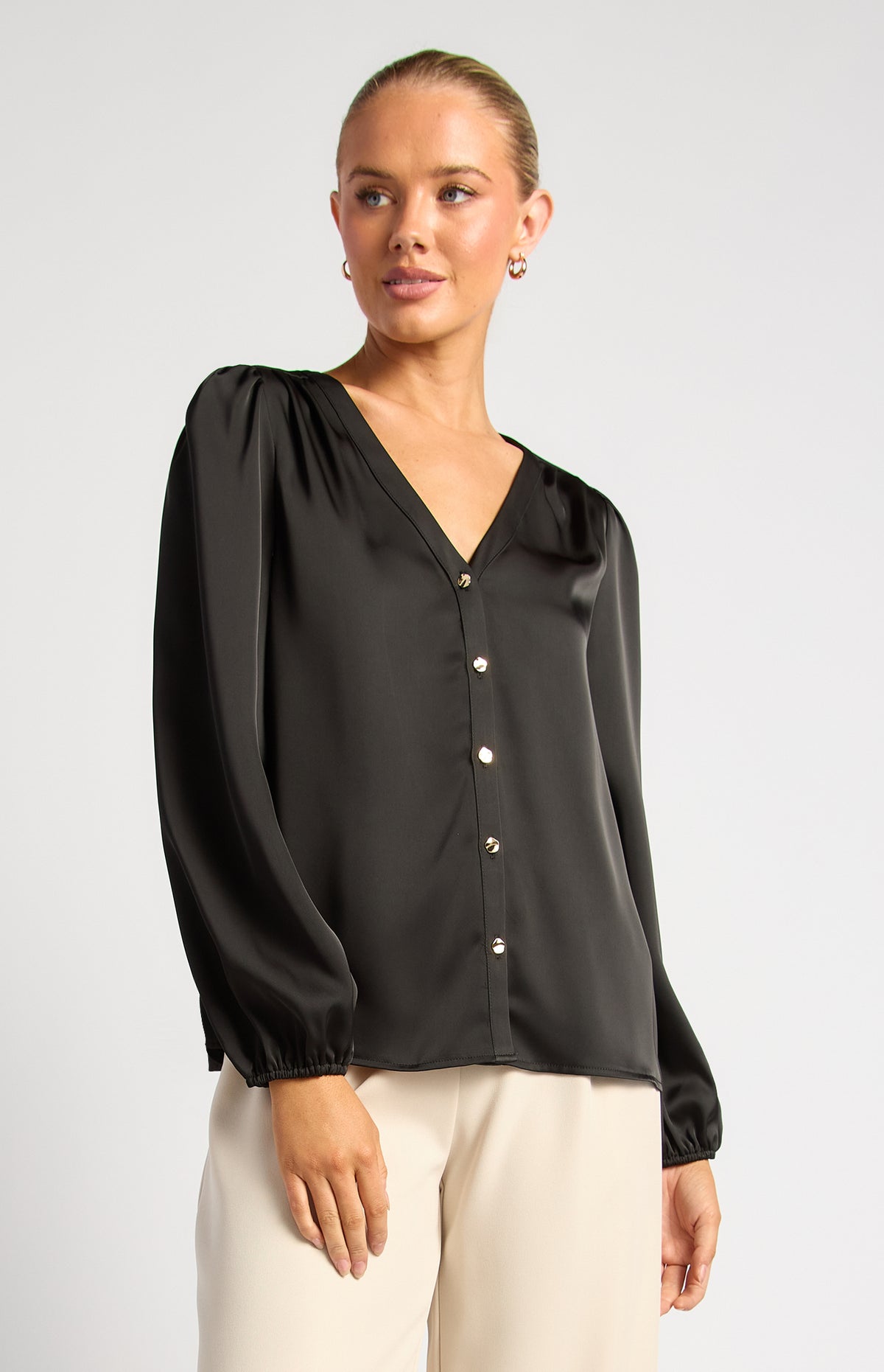 Ambrose Long Sleeve Shirt - Black