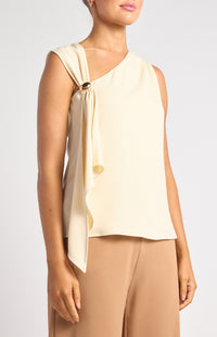 IIona Sleeveless Top - Ivory