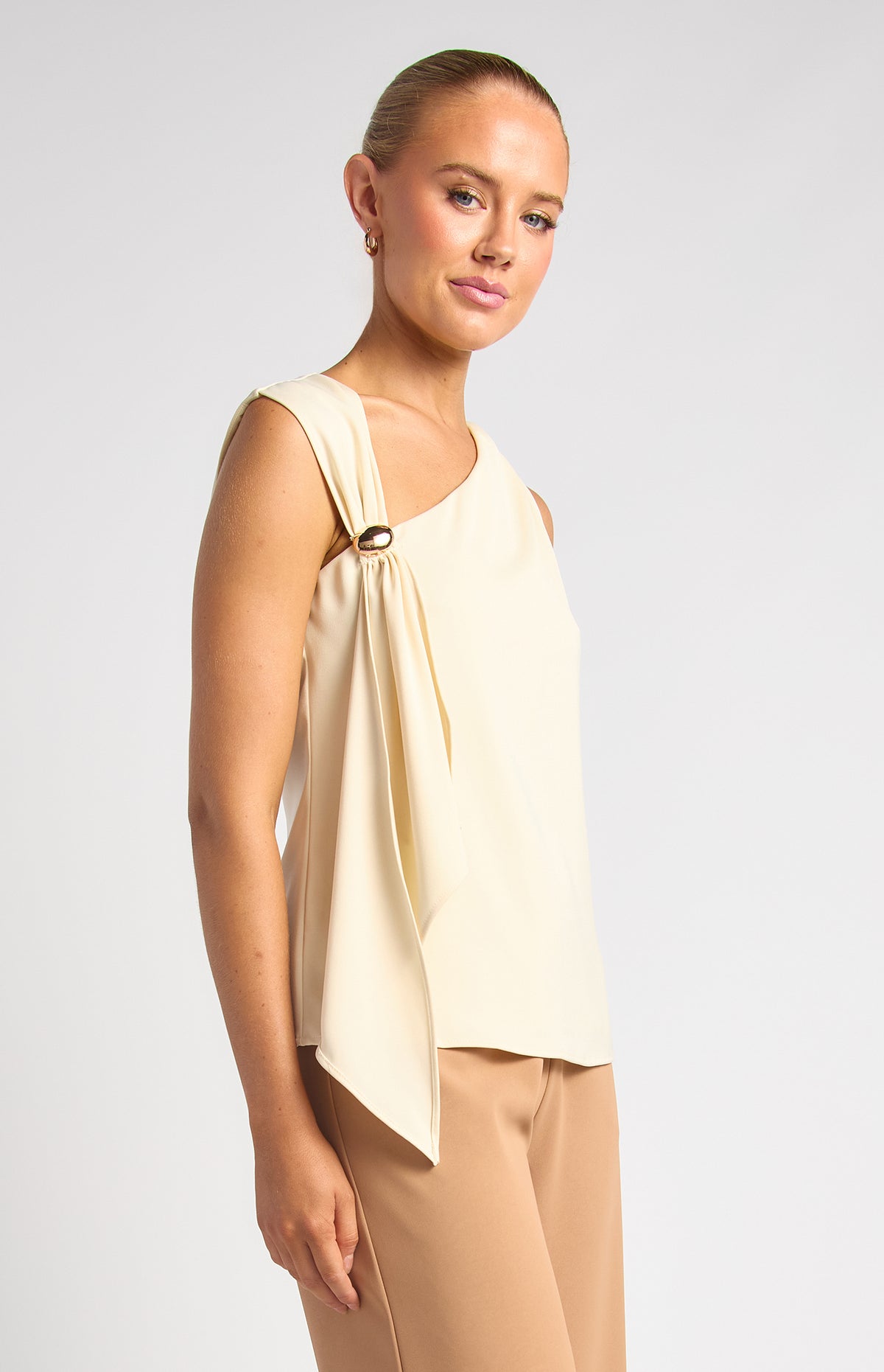 IIona Sleeveless Top - Ivory