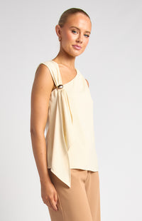 IIona Sleeveless Top - Ivory