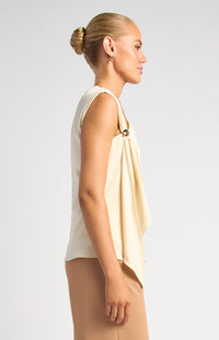 IIona Sleeveless Top - Ivory