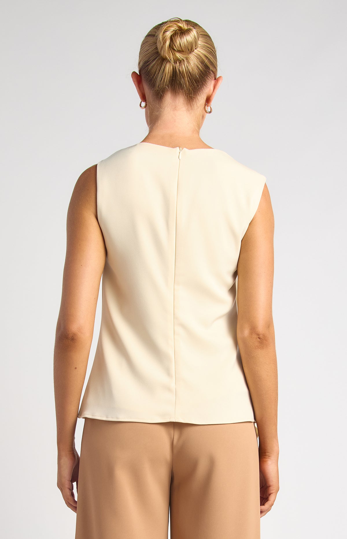 IIona Sleeveless Top - Ivory