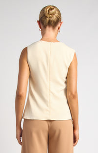IIona Sleeveless Top - Ivory