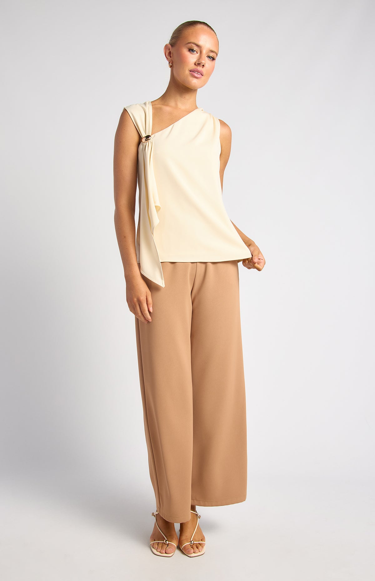 IIona Sleeveless Top - Ivory