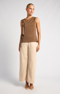 IIona Sleeveless Top - Mocha