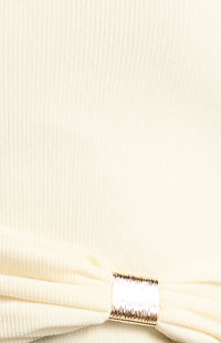 Carmine Long Sleeve Top - Ivory