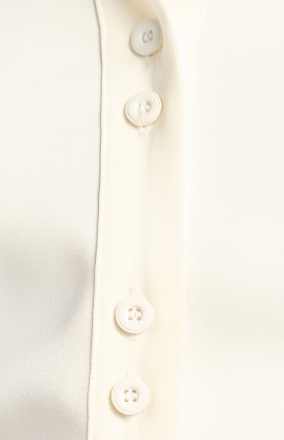 Province Long Sleeve Satin Shirt - White