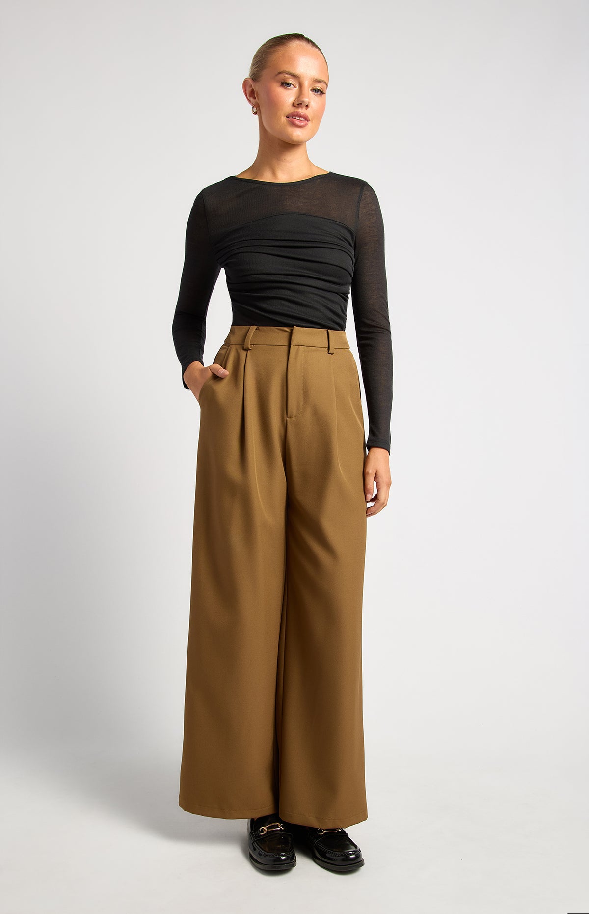 Andrews Sheer Top - Black