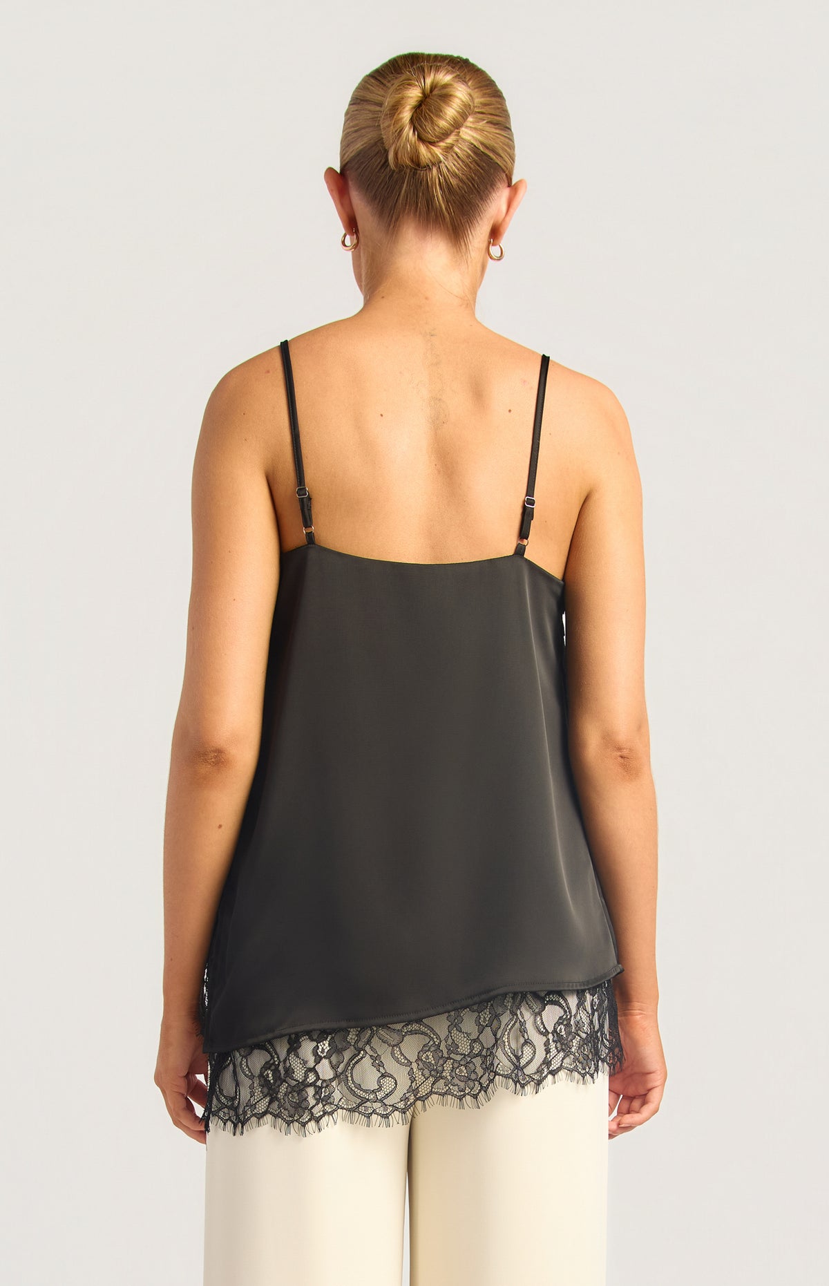 Tove Satin Top - Black