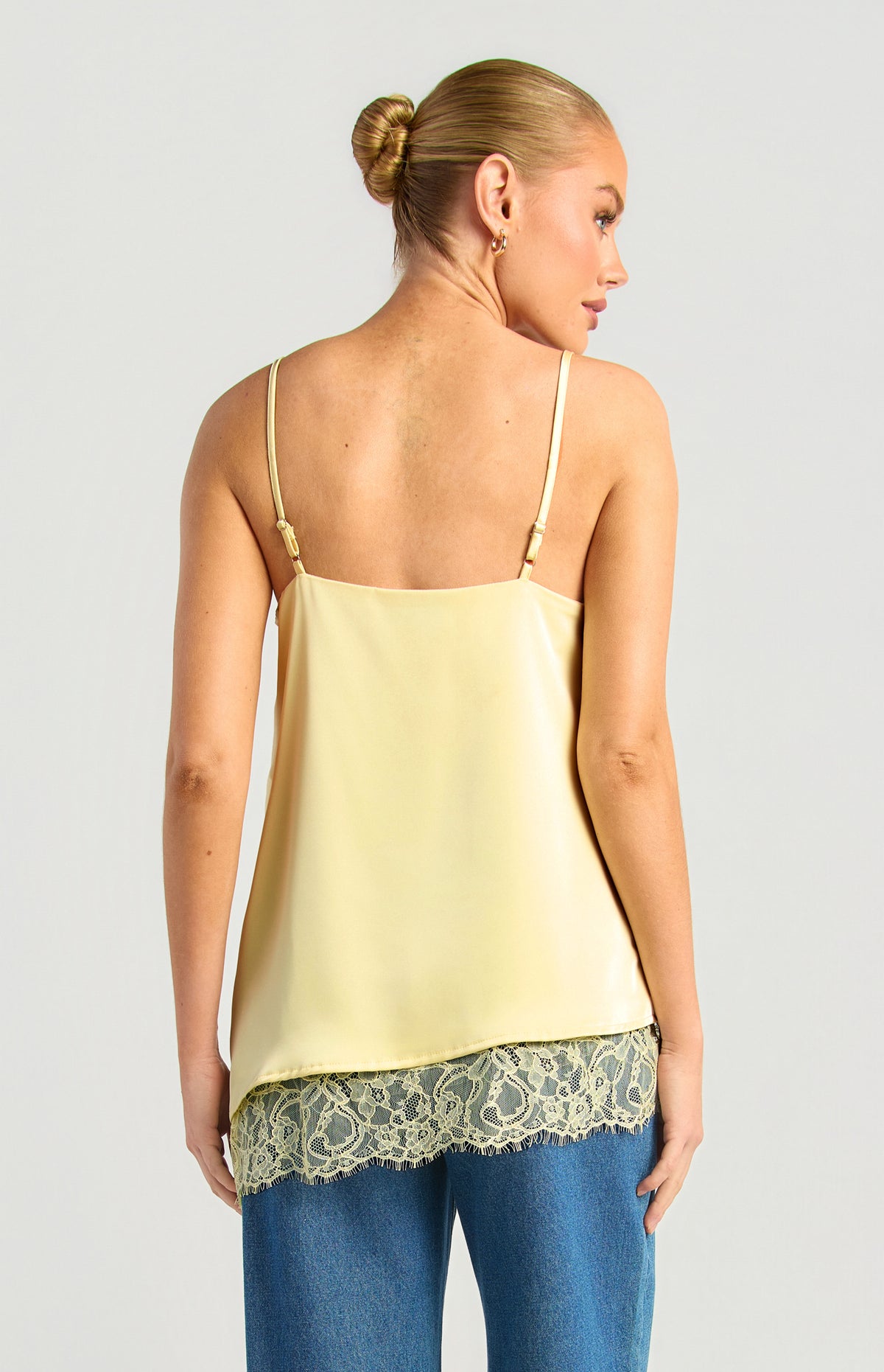 Tove Satin Top - Butter