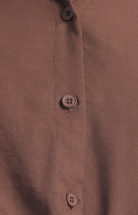 Arnie Button-Up Shirt - Espresso