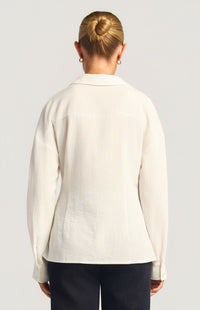 Arnie Button-Up Shirt - White