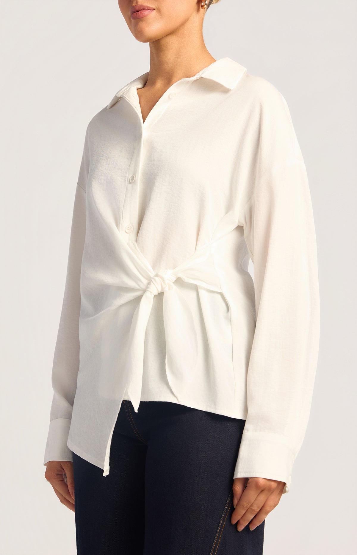 Arnie Button-Up Shirt - White