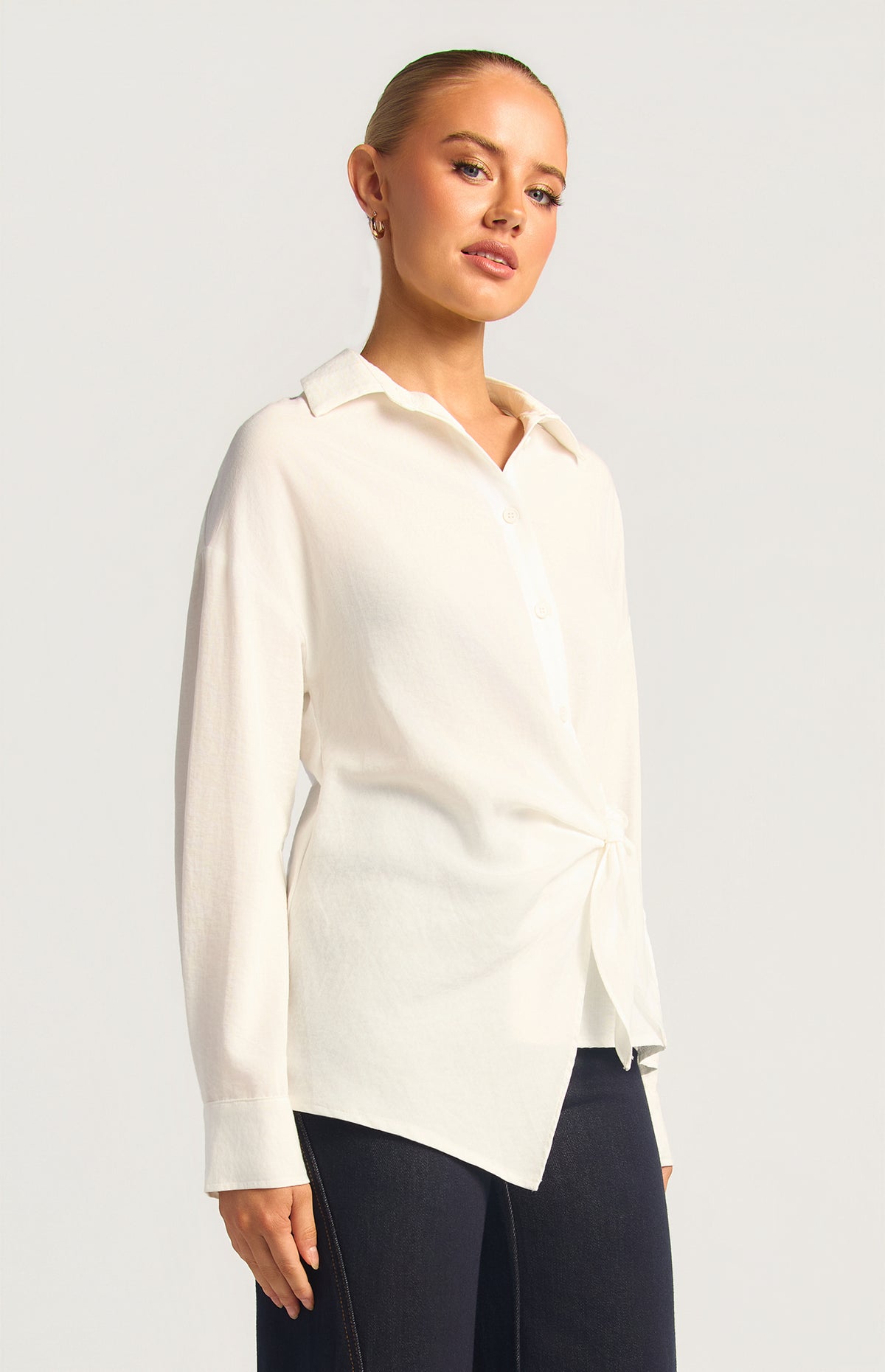 Arnie Button-Up Shirt - White