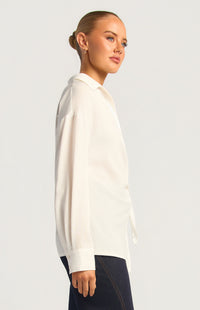 Arnie Button-Up Shirt - White