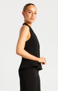 Tarlie Vest Top - Black