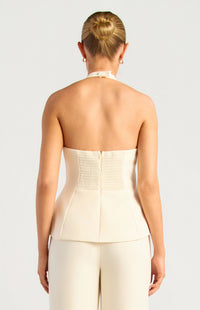 Tarlie Vest Top - Bone