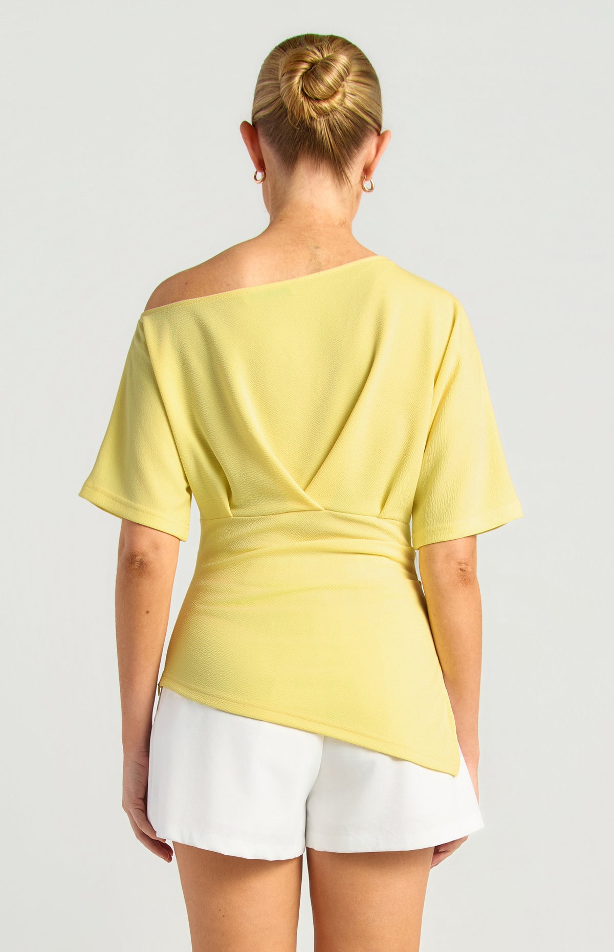 Milani Off-Shoulder Top - Lemon