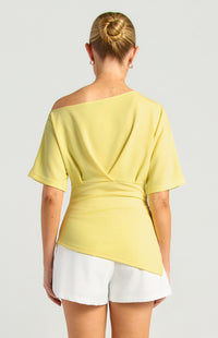 Milani Off-Shoulder Top - Lemon