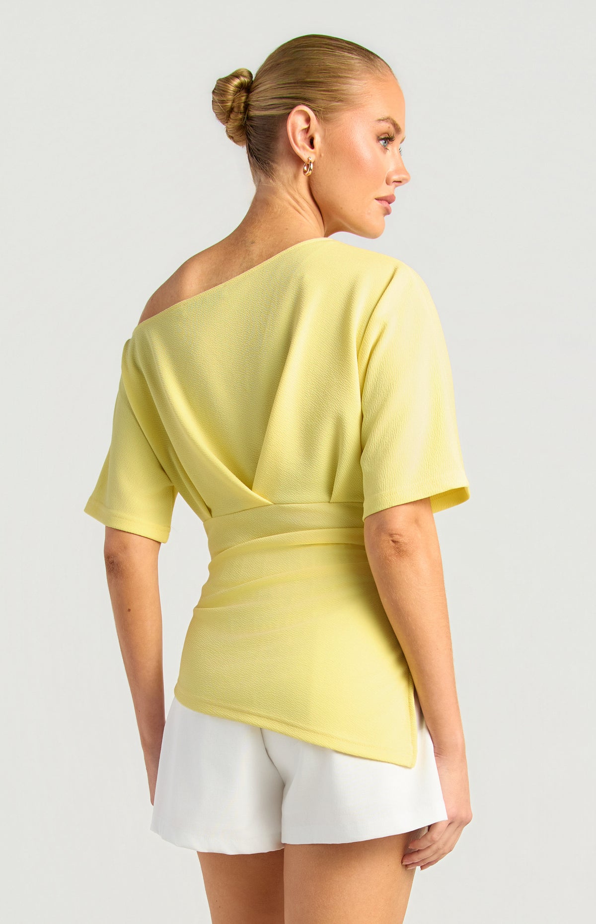Milani Off-Shoulder Top - Lemon