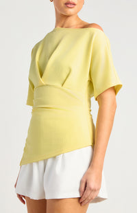 Milani Off-Shoulder Top - Lemon