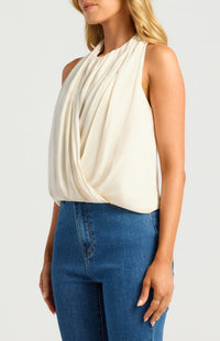 Imme Halter Top - Bone