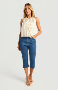 Imme Halter Top - Bone