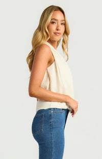 Imme Halter Top - Bone