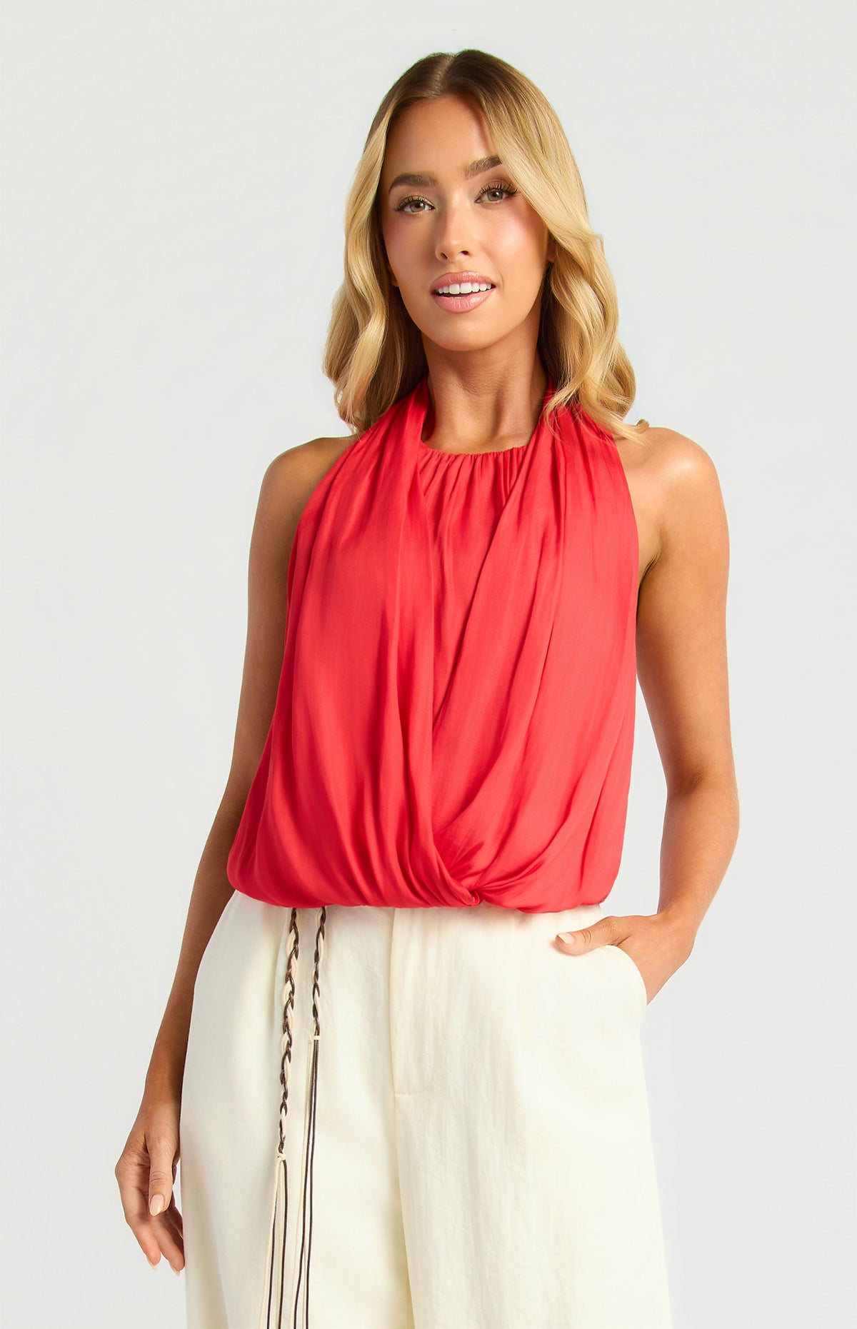 Imme Halter Top - Red