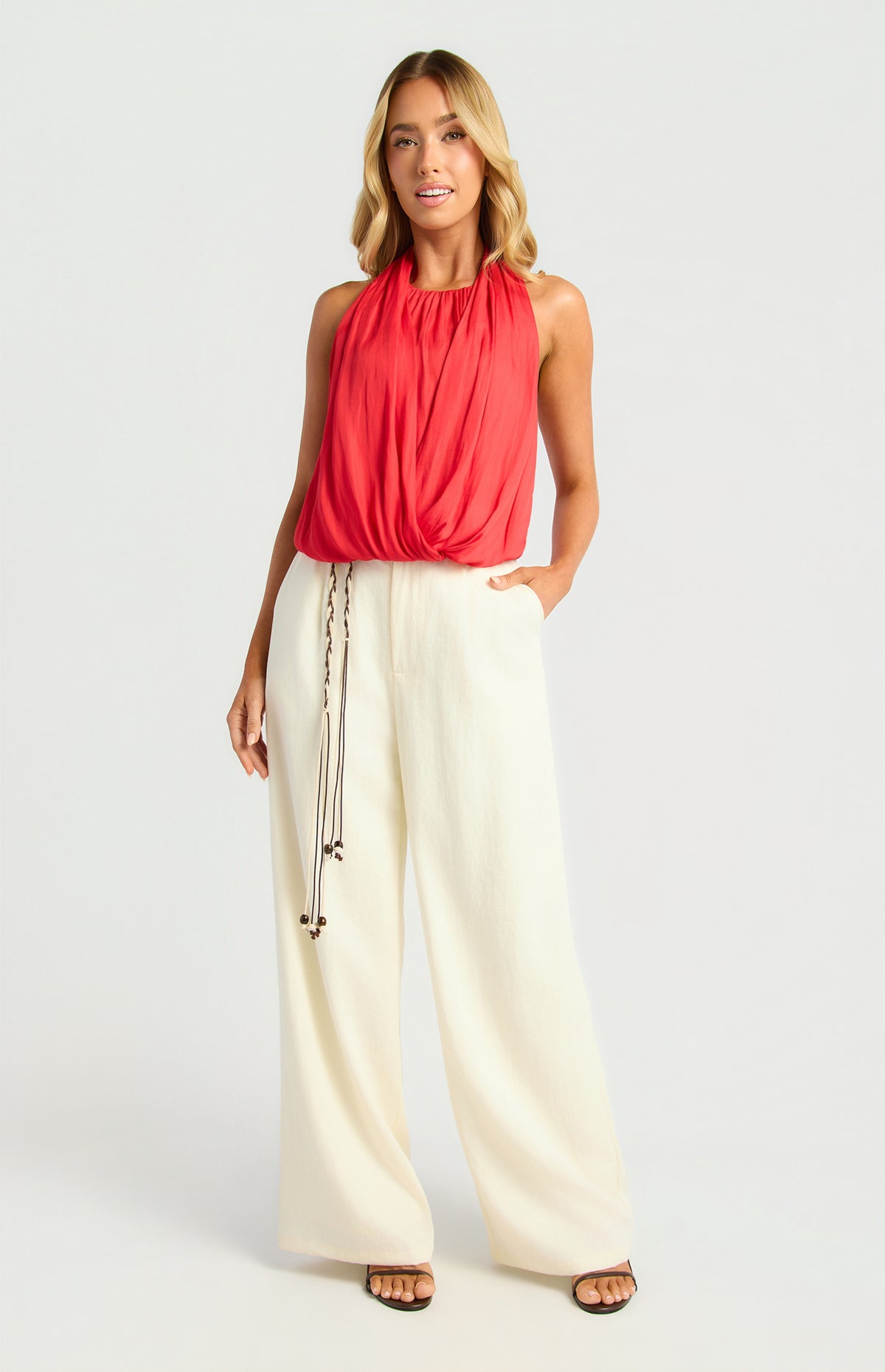Imme Halter Top - Red