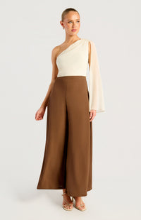 Zella One-Shoulder Top - Cream