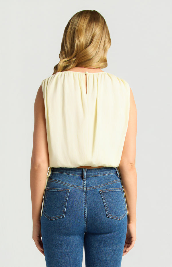 Joanna Sleeveless Top - Butter