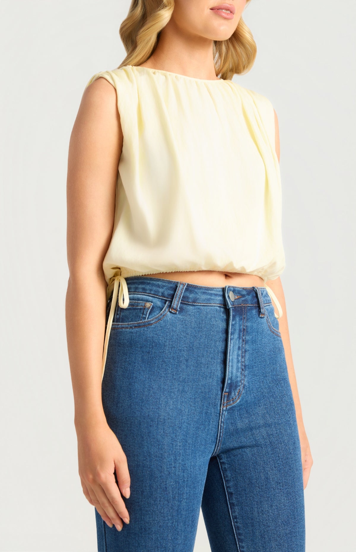 Joanna Sleeveless Top - Butter